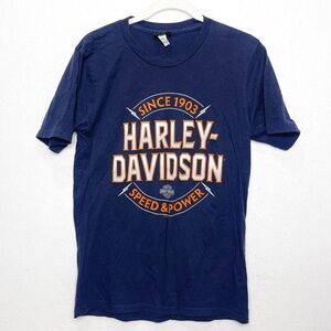 Harley-Davidson Speed & Power Perry Harley Davidson Kalamazoo Michigan T-Shirt
